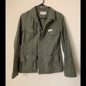 Women’s True Religion green utility jacket